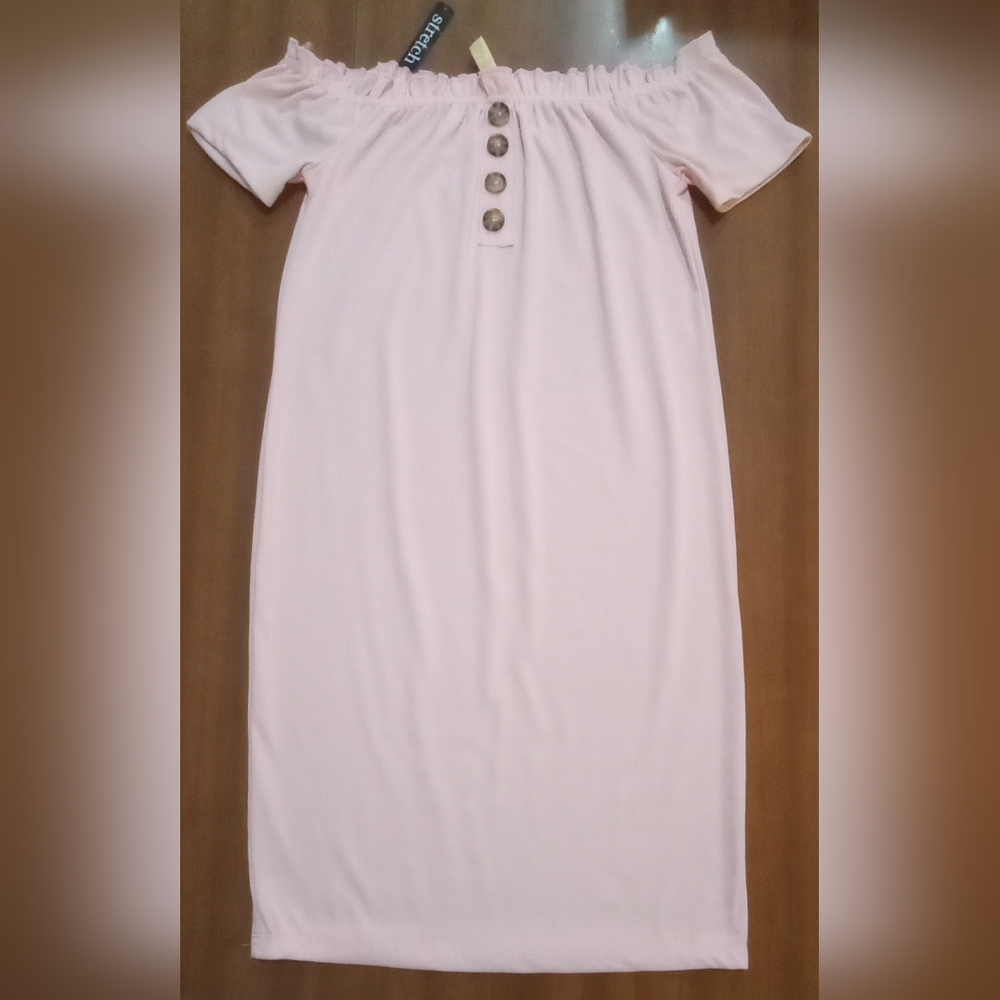 NYC Women's Dress Size XL Peach NWT
